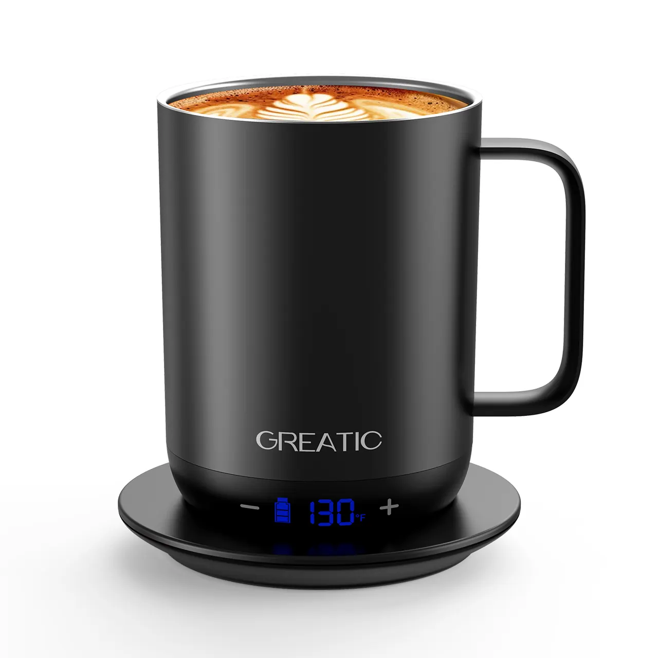 GREATIC GT-1 14oz black smart temperature-control mug