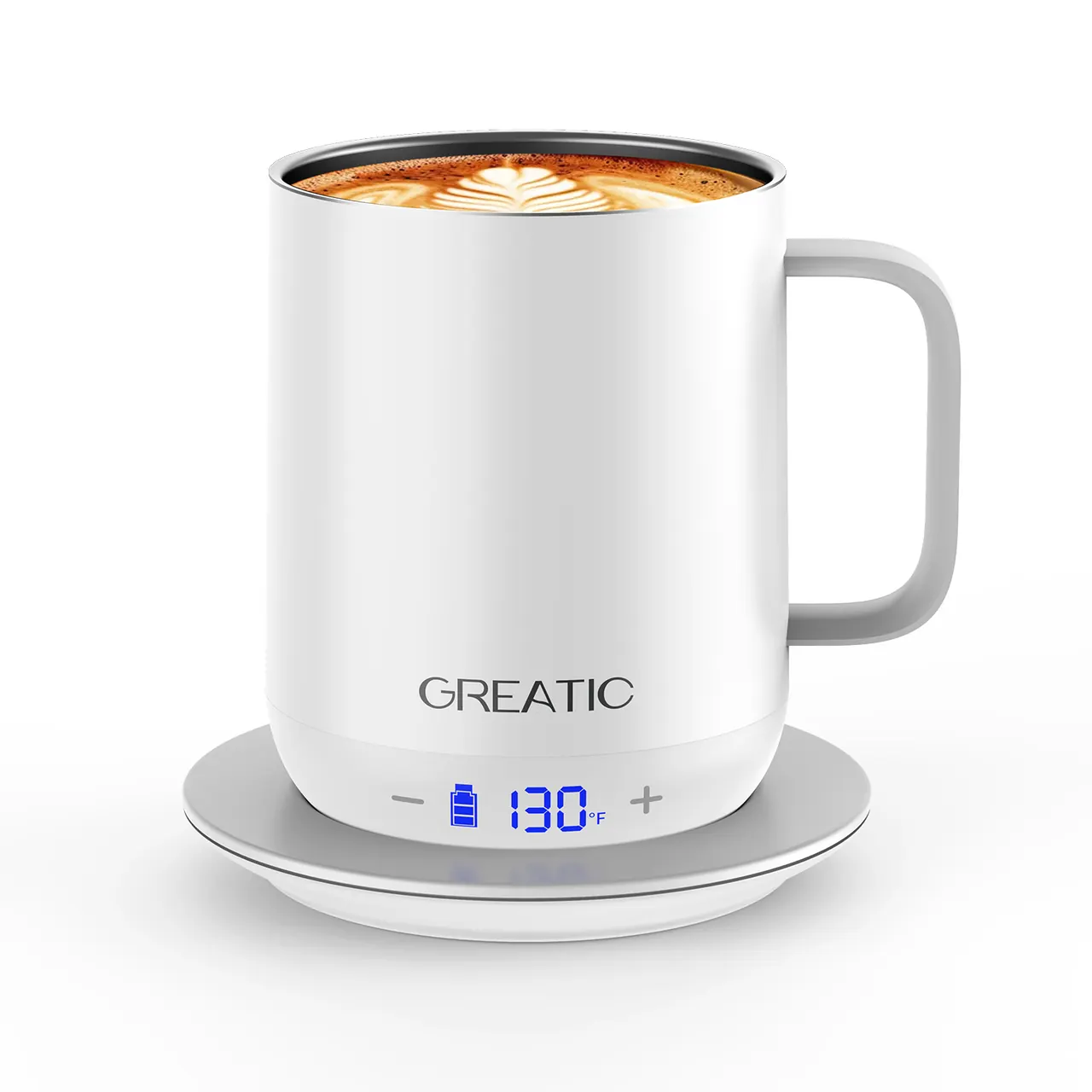 GREATIC GT-1 10oz Blanc tasse intelligente à contrôle de température — image produit 1