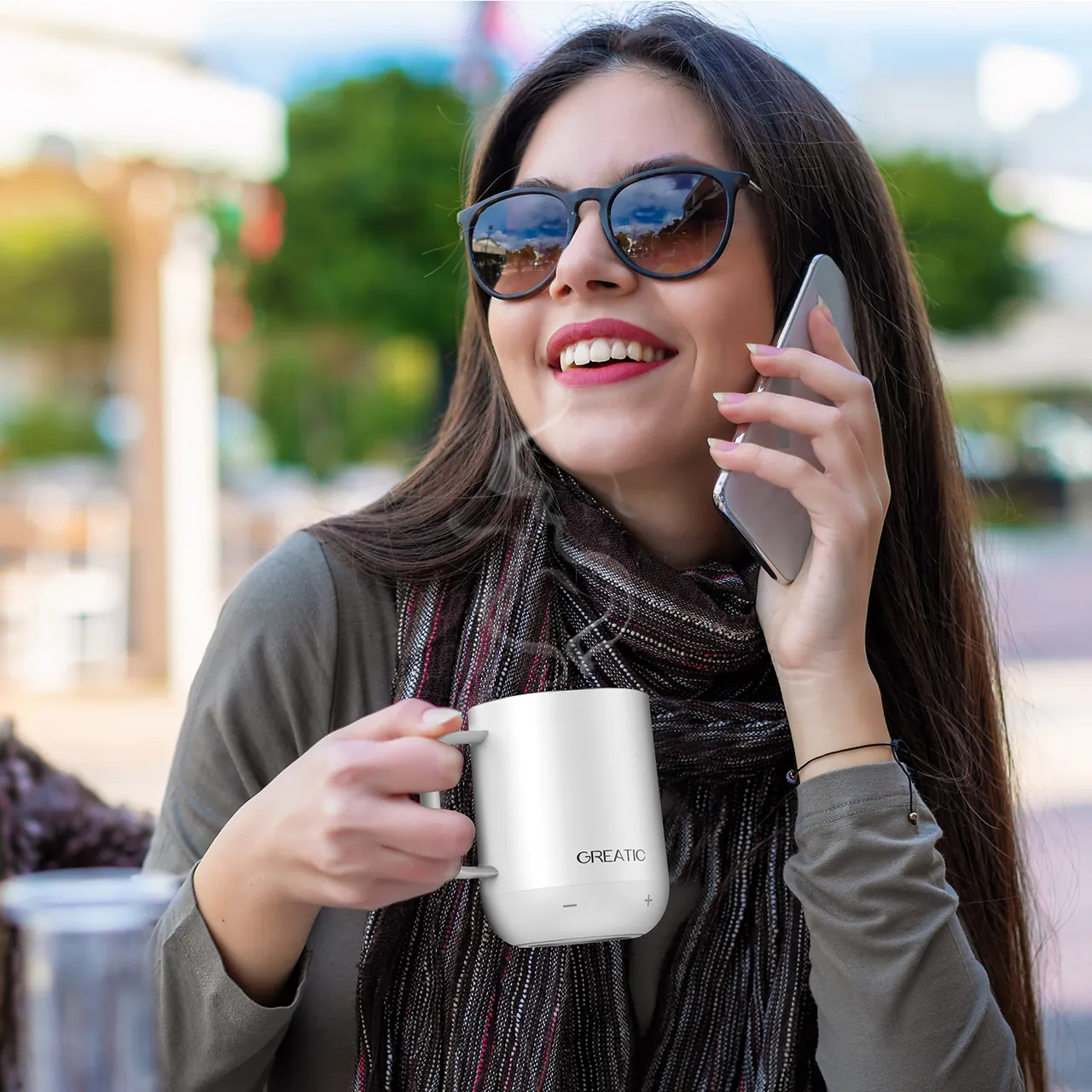GREATIC GT-1 10oz Blanc tasse intelligente à contrôle de température — image produit 5